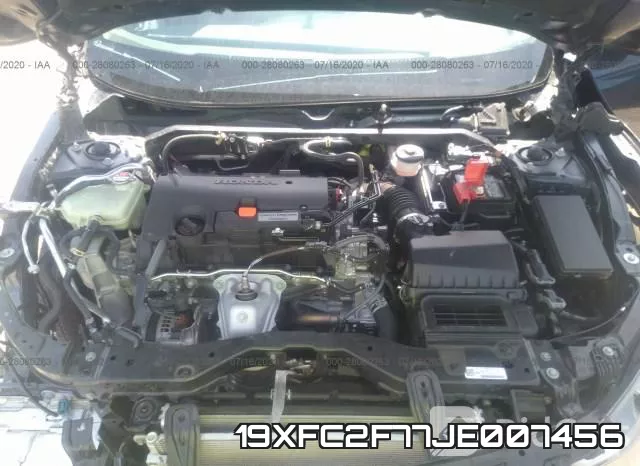 19XFC2F77JE007456 фото 2