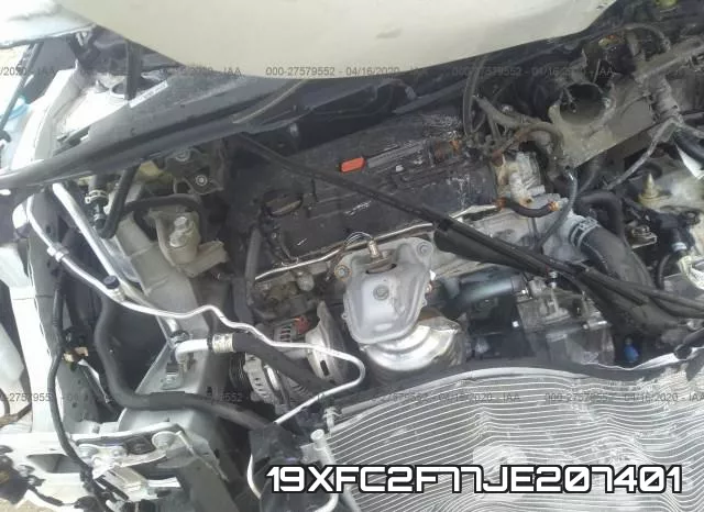 19XFC2F77JE207401 фото 2