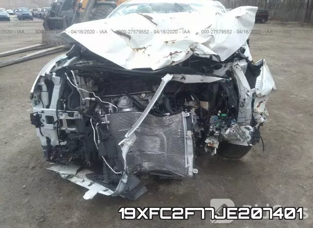 19XFC2F77JE207401 фото 7