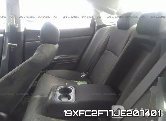 19XFC2F77JE207401 фото 9