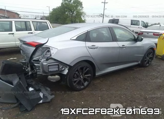 19XFC2F82KE017693 фото 5