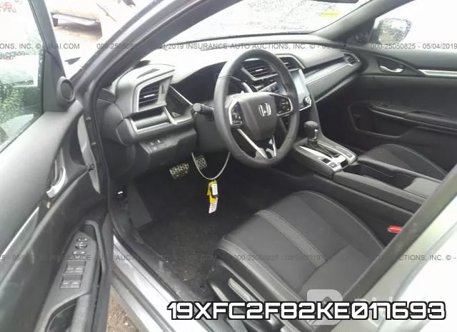 19XFC2F82KE017693 фото 6