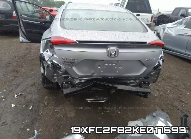 19XFC2F82KE017693 фото 7