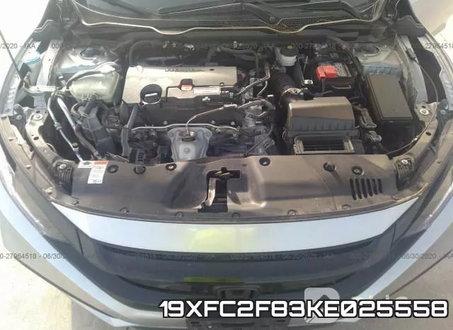 19XFC2F83KE025558 фото 2