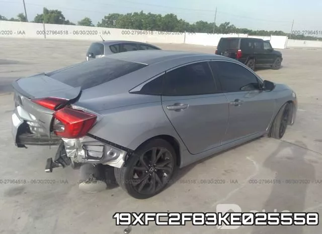 19XFC2F83KE025558 фото 5