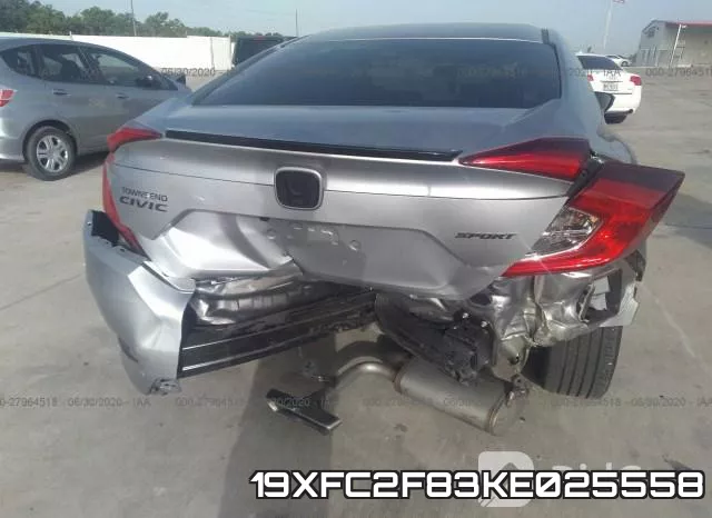 19XFC2F83KE025558 фото 7