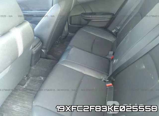 19XFC2F83KE025558 фото 9