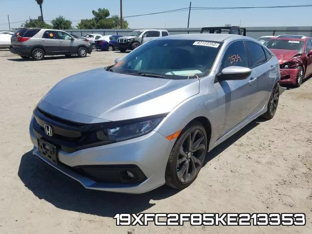 19XFC2F85KE213353 фото 3