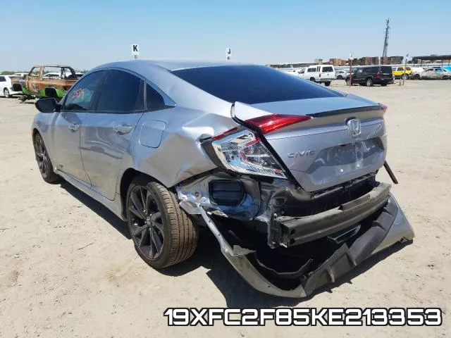 19XFC2F85KE213353 фото 4