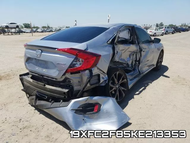 19XFC2F85KE213353 фото 5