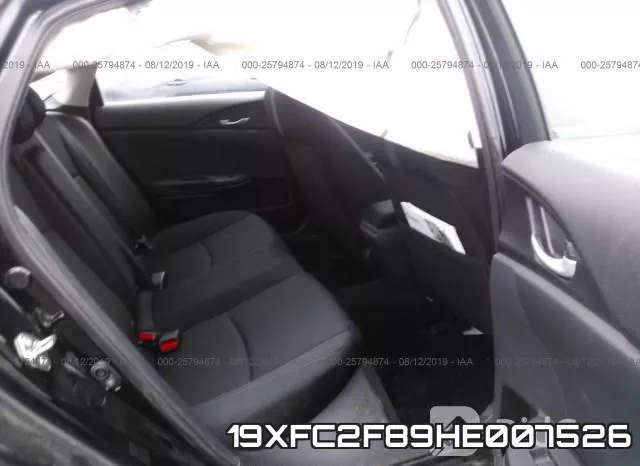 19XFC2F89HE007526 фото 9