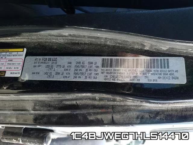 1C4BJWEG7HL514470 фото 2