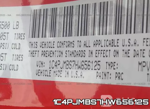 1C4PJMBS7HW656125 фото 10