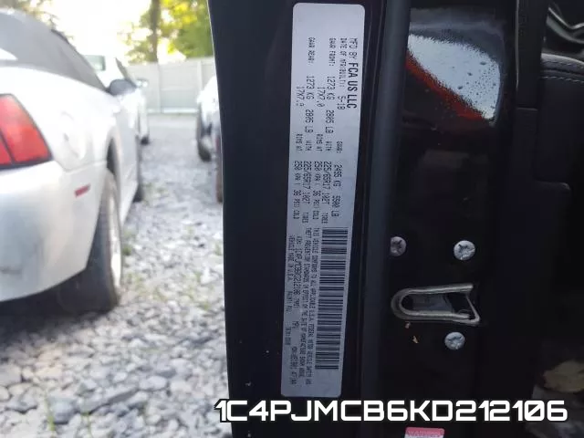 1C4PJMCB6KD212106 фото 2