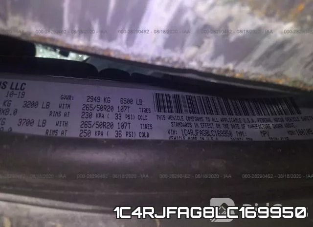 1C4RJFAG8LC169950 фото 10
