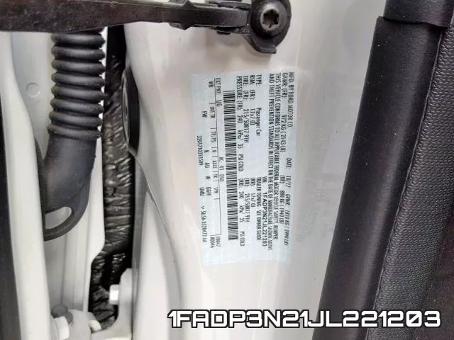 1FADP3N21JL221203 фото 2