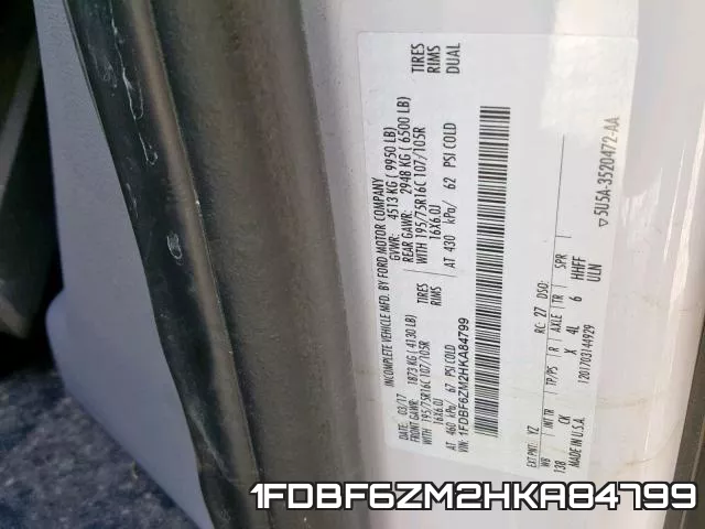 1FDBF6ZM2HKA84799 фото 2
