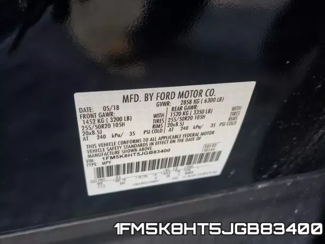 1FM5K8HT5JGB83400 фото 2