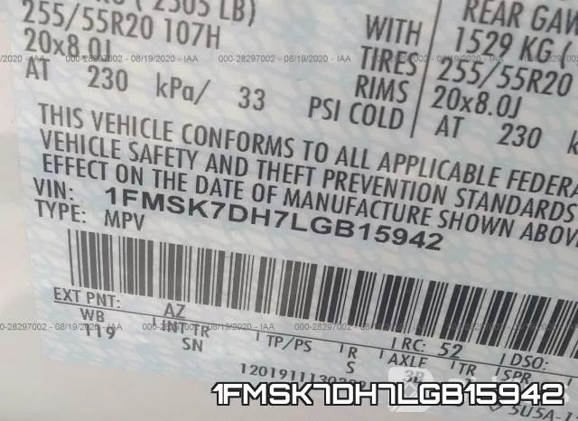 1FMSK7DH7LGB15942 фото 10