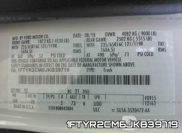 1FTYR2CM6JKB39719 фото 10