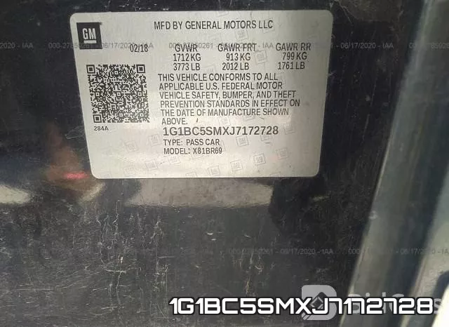 1G1BC5SMXJ7172728 фото 10