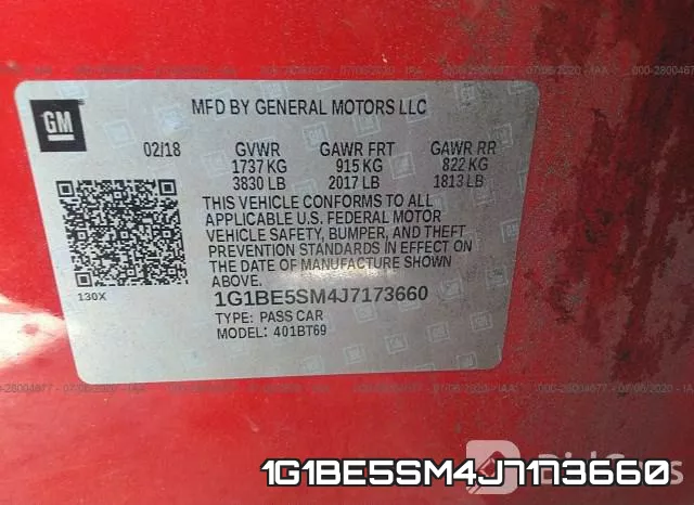 1G1BE5SM4J7173660 фото 10