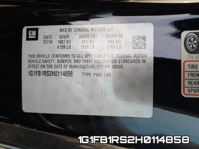 1G1FB1RS2H0114858 фото 2