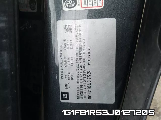 1G1FB1RS3J0127205 фото 2