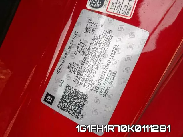 1G1FH1R70K0111281 фото 2