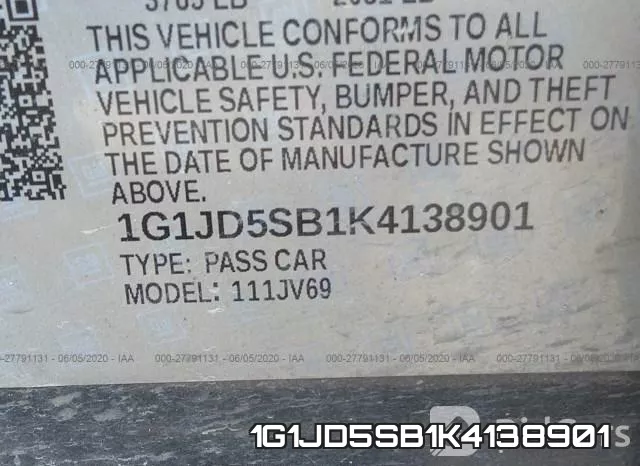 1G1JD5SB1K4138901 фото 10