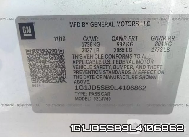 1G1JD5SB9L4106862 фото 10