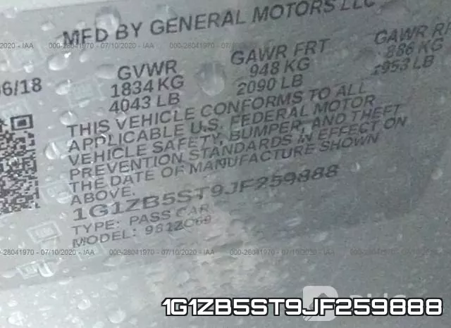 1G1ZB5ST9JF259888 фото 10
