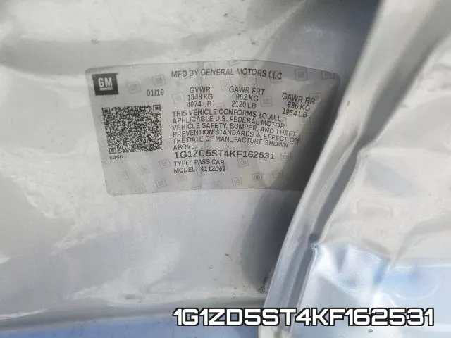 1G1ZD5ST4KF162531 фото 2