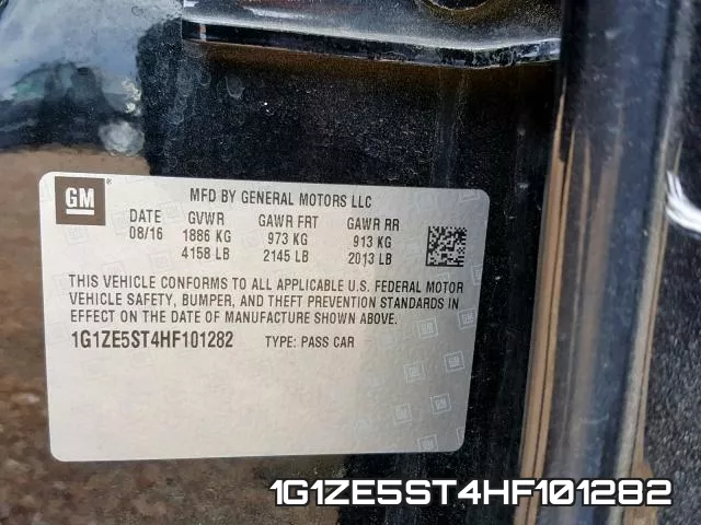 1G1ZE5ST4HF101282 фото 2