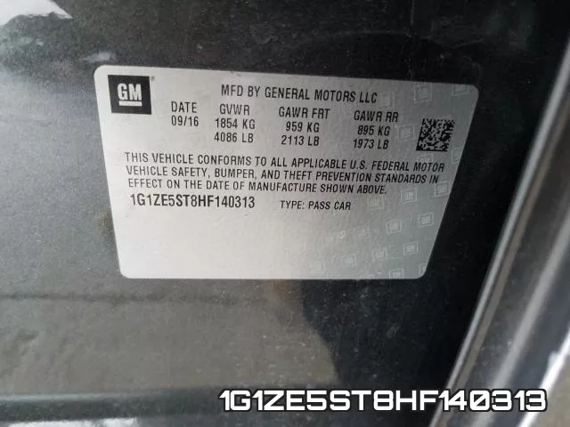 1G1ZE5ST8HF140313 фото 2