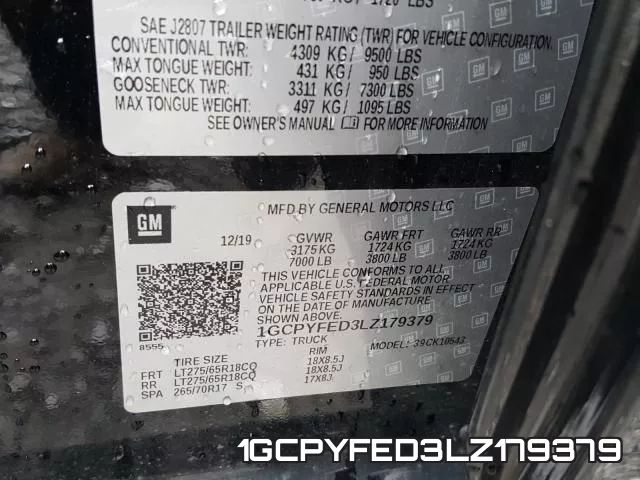1GCPYFED3LZ179379 фото 2
