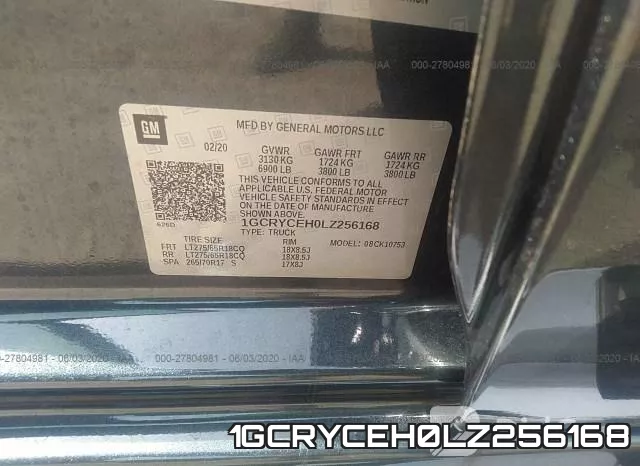 1GCRYCEH0LZ256168 фото 10