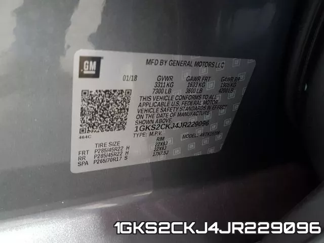 1GKS2CKJ4JR229096 фото 2