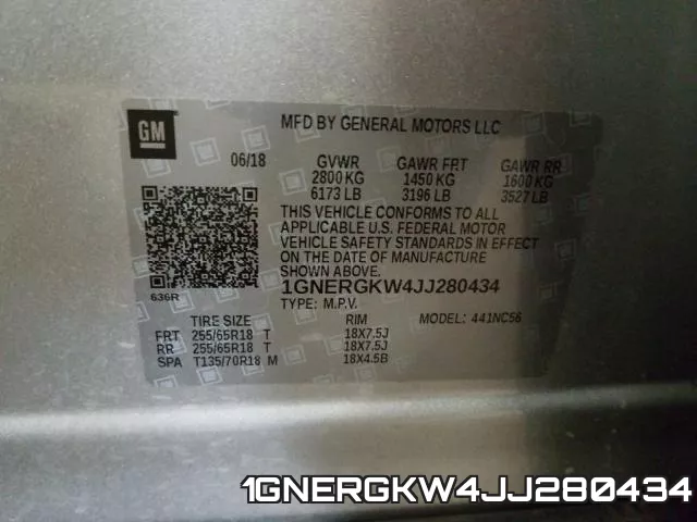 1GNERGKW4JJ280434 фото 2