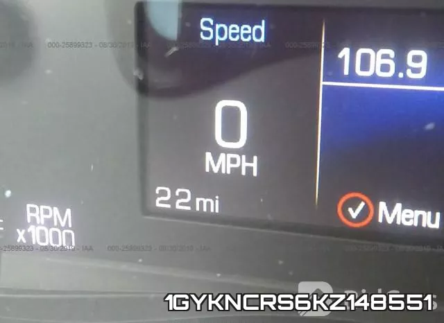 1GYKNCRS6KZ148551 фото 8