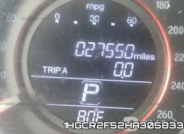 1HGCR2F52HA305833 фото 8