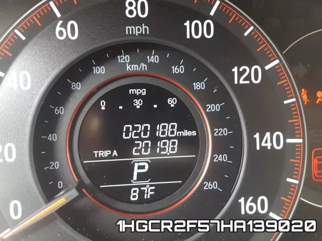 1HGCR2F57HA139020 фото 9