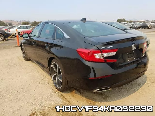 1HGCV1F34KA032230 фото 4