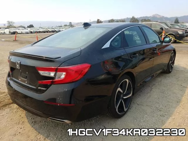 1HGCV1F34KA032230 фото 5