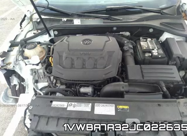 1VWBA7A32JC022635 фото 2