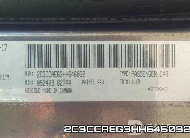2C3CCAEG3HH646032 фото 10