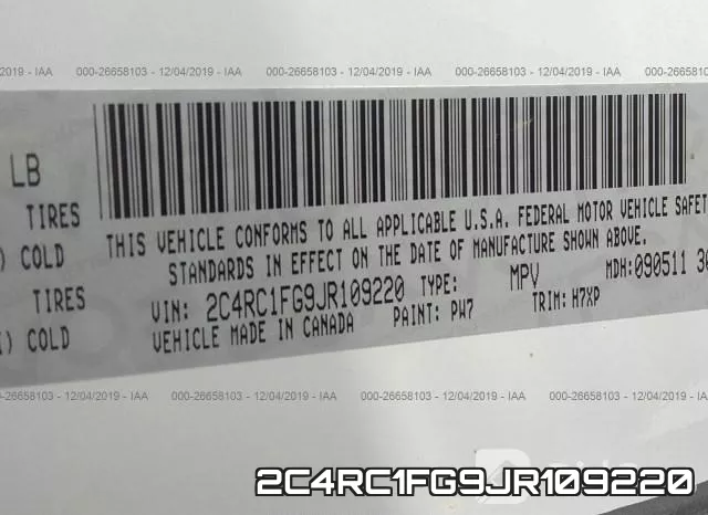 2C4RC1FG9JR109220 фото 10