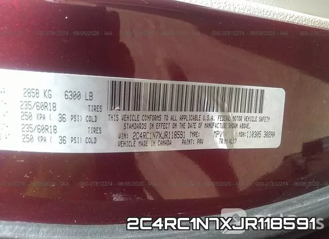 2C4RC1N7XJR118591 фото 10