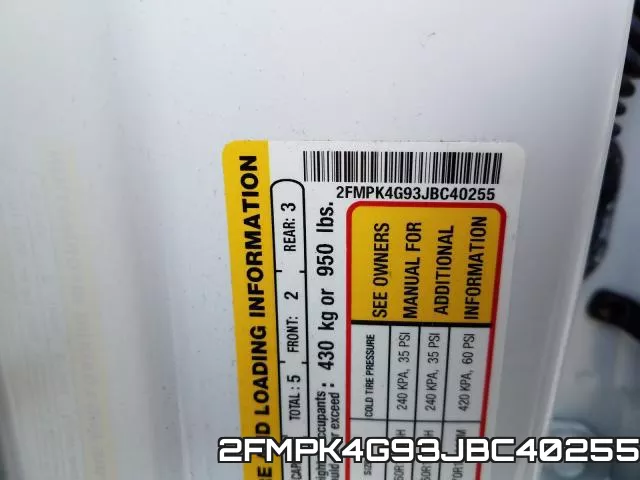 2FMPK4G93JBC40255 фото 2