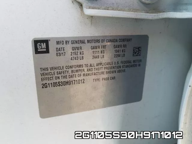 2G1105S30H9171012 фото 2